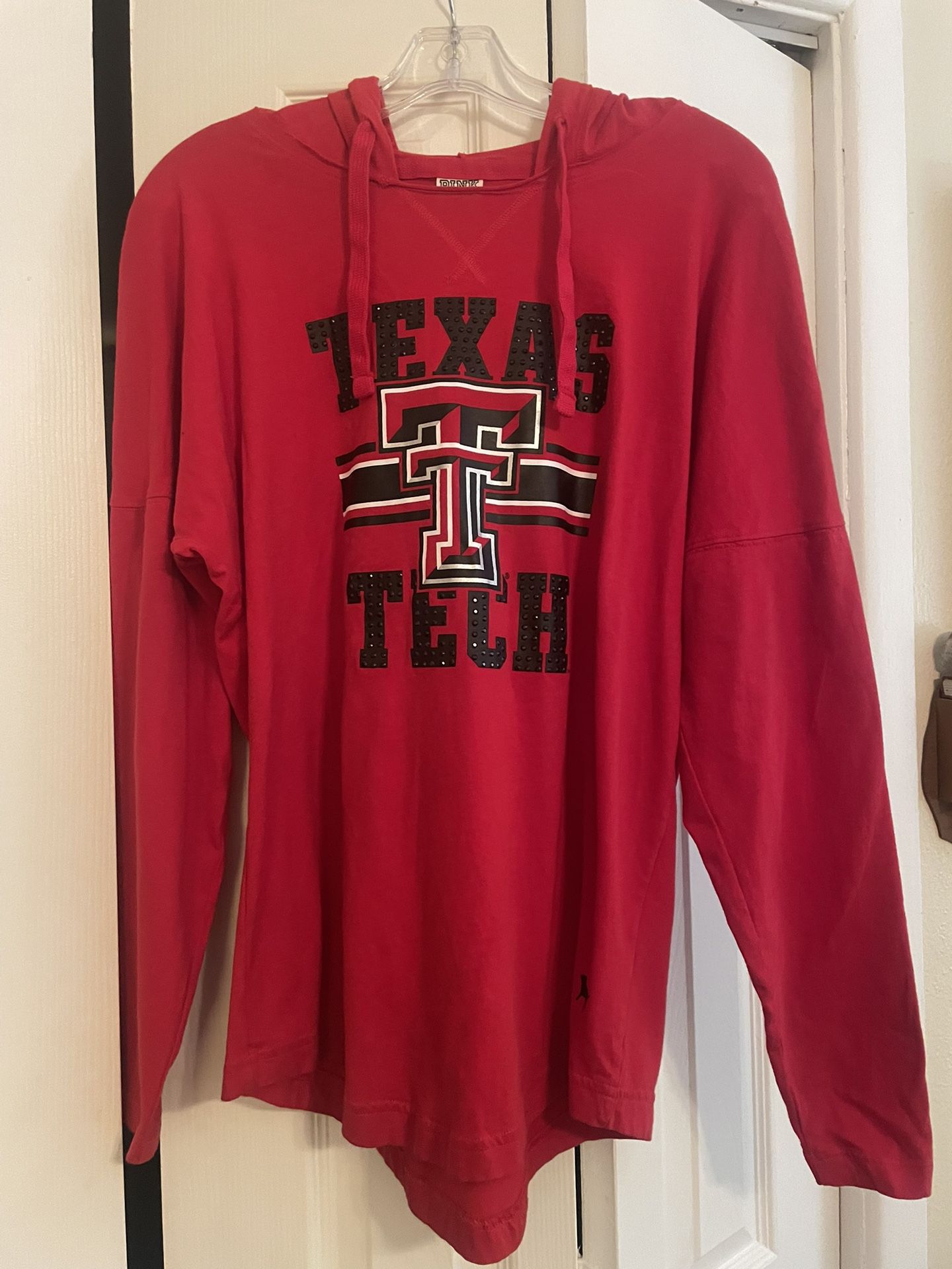 PINK Texas Tech T-Shirt Hoodie