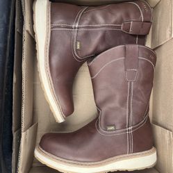 Work Boots With Wedge Sole 