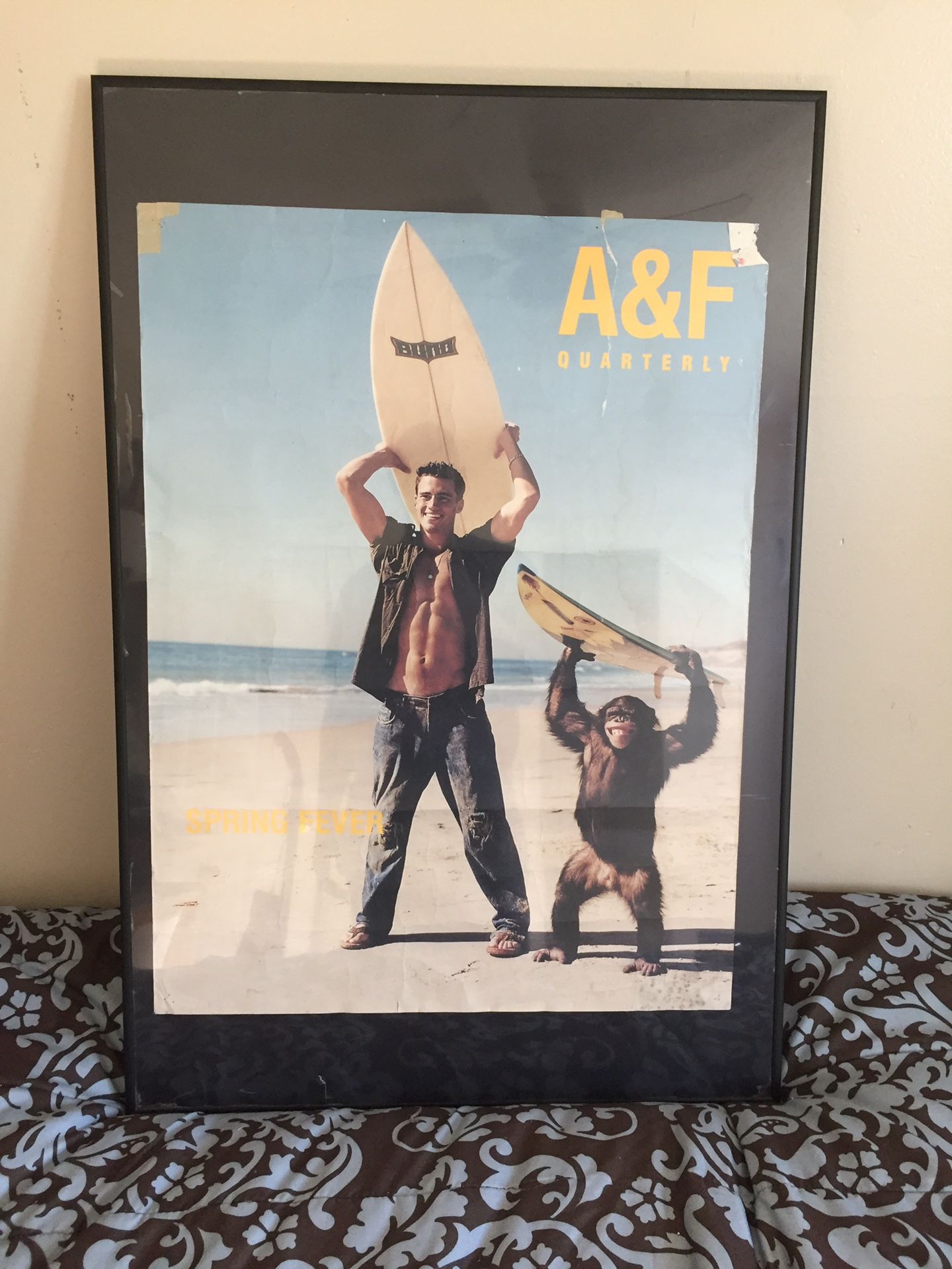 Abercrombie & Fitch vintage store poster