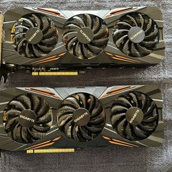 x2 Gigabyte GTX GeForce 1070s