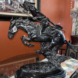 Bronze Native American Statue