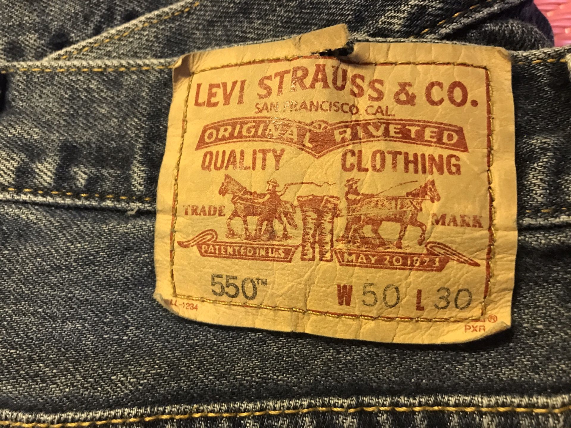 Levi Strauss & Co. Denim jeans men’s W 50 L 30! New!