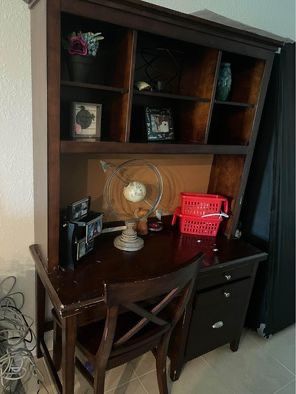 Wooden Desk And Chair