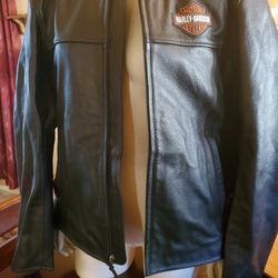 Men's M Leather Motorcycle Jacket-Highland Pick Up