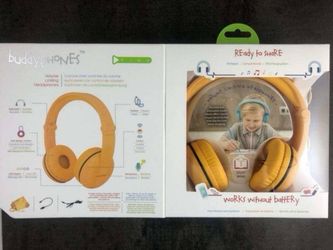 BuddyPhones POP Fun Wireless Headphones –   New in box, sealed, never opened. Bluetooth • Foldable • SafeAudio • Includes stickers  Selling as shown.