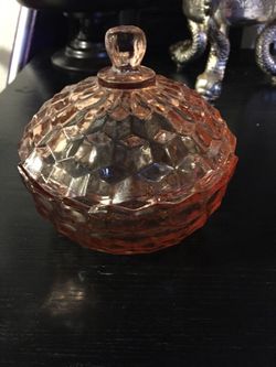 Gorgeous vintage pink glass