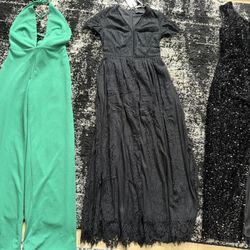 Brand New Tags Women’s Dresses And Romper, Jumpsuit Size, Medium, And Large