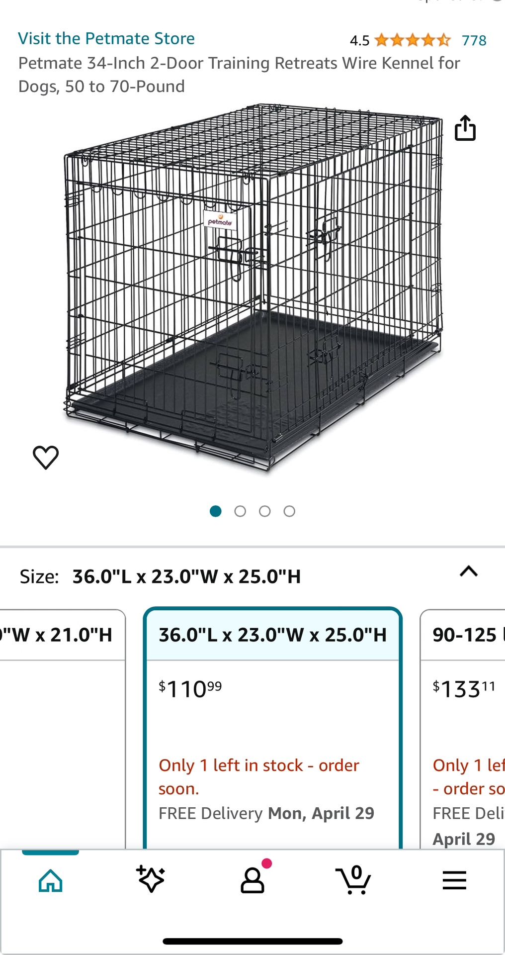 XL Dog Crate