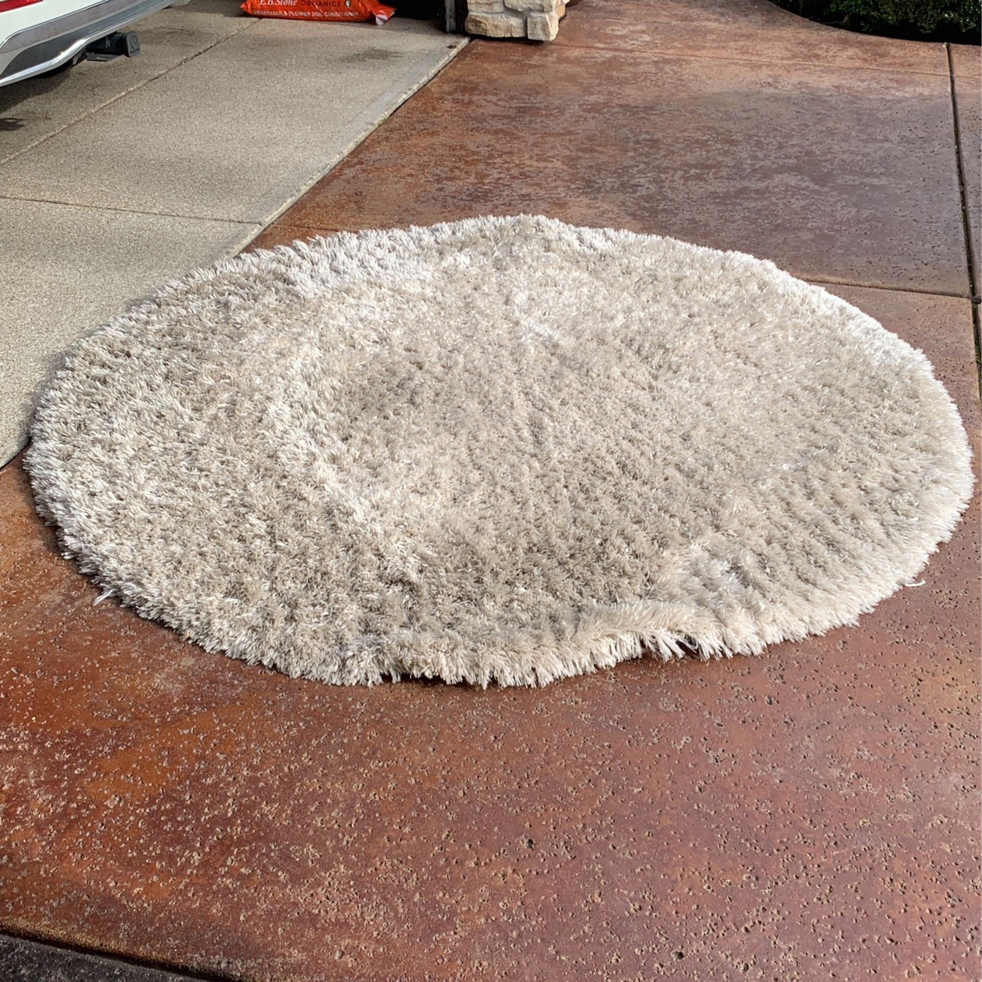 Round Shag Rug