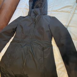 XS The North Face Down Feather Parka - Black