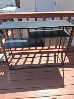 Metal shelf