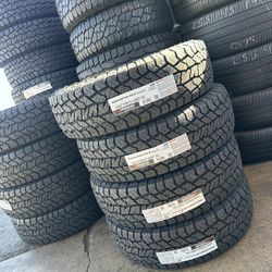 Tengo un Set de llantas nuevas, en muy buenas condiciones, marca HANKOOK 235/75R15 instaladas y balanceadas por el mismo precio $520