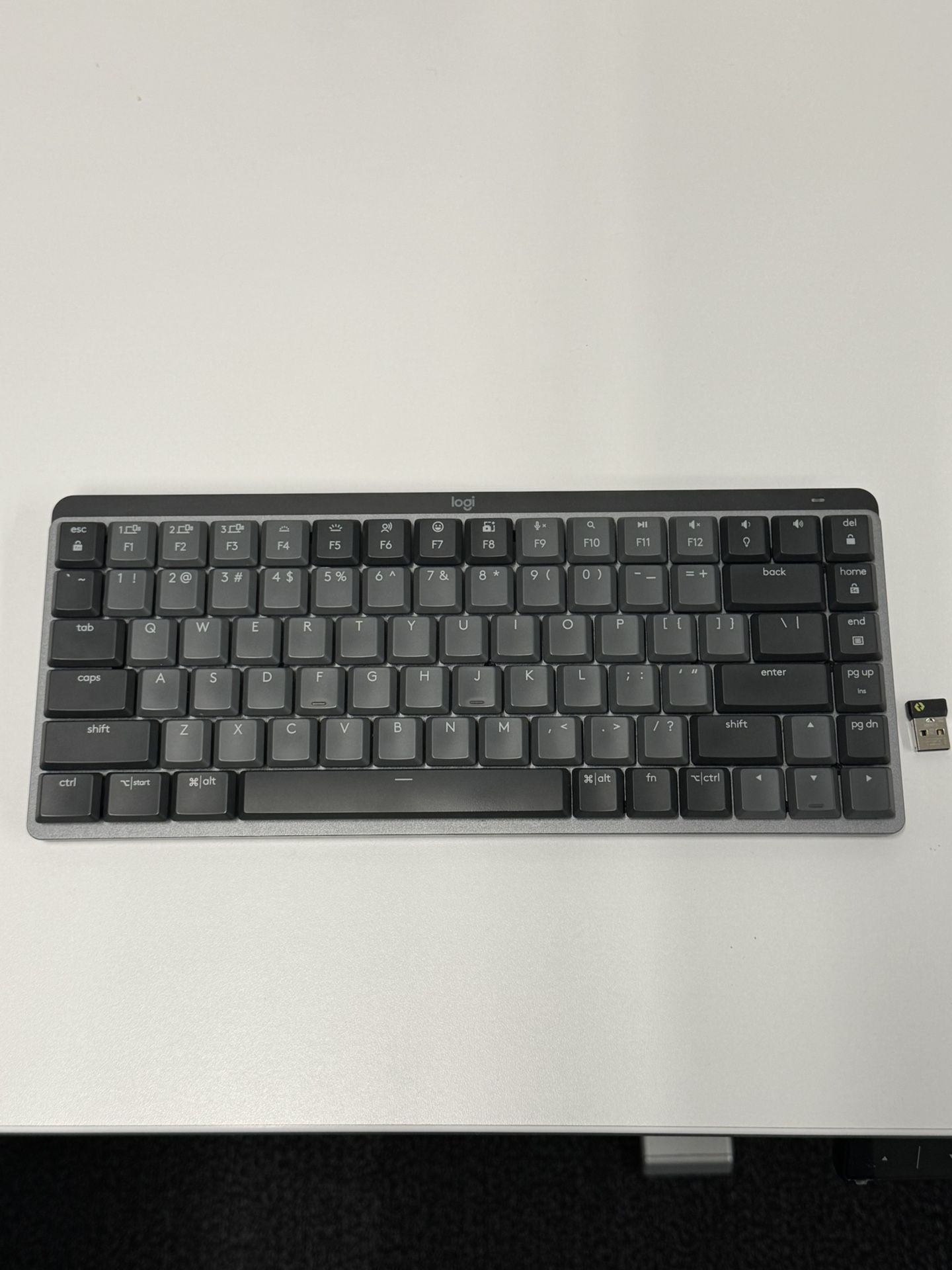 Logitech - MX Mechanical Mini Compact Wireless Mechanical Keyboard
