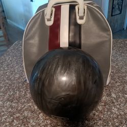 Bowling Ball With Bowling Bag