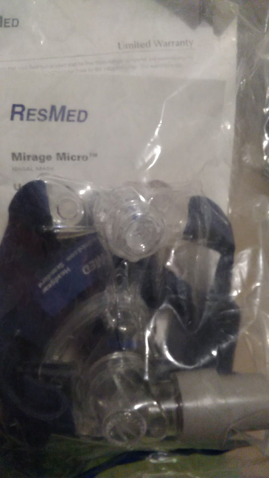 RESMED MIRAGE MICRO NASEL MASK CPAP new UNOPENED SML SIZE