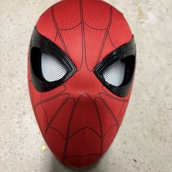 Spiderman Mask With Eyes That Open Close