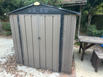 HOMBACK 6’ x 4’ Metal Storage Shed $150 OBO