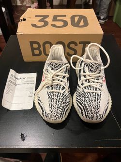 Adidas Yeezy Boost 350 V2 White/Black/Red US 5.5