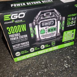 EGO 3000w Portable Power Station *Brand New In Box*