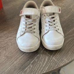 K-swiss Children's White Low Cut Tennis Shoes