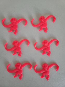 Vintage 1966 Lakeside Huge Big Jumbo Barrel Of Monkeys Toy Lot x18