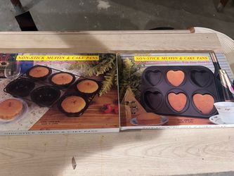 Two non stick baking pans