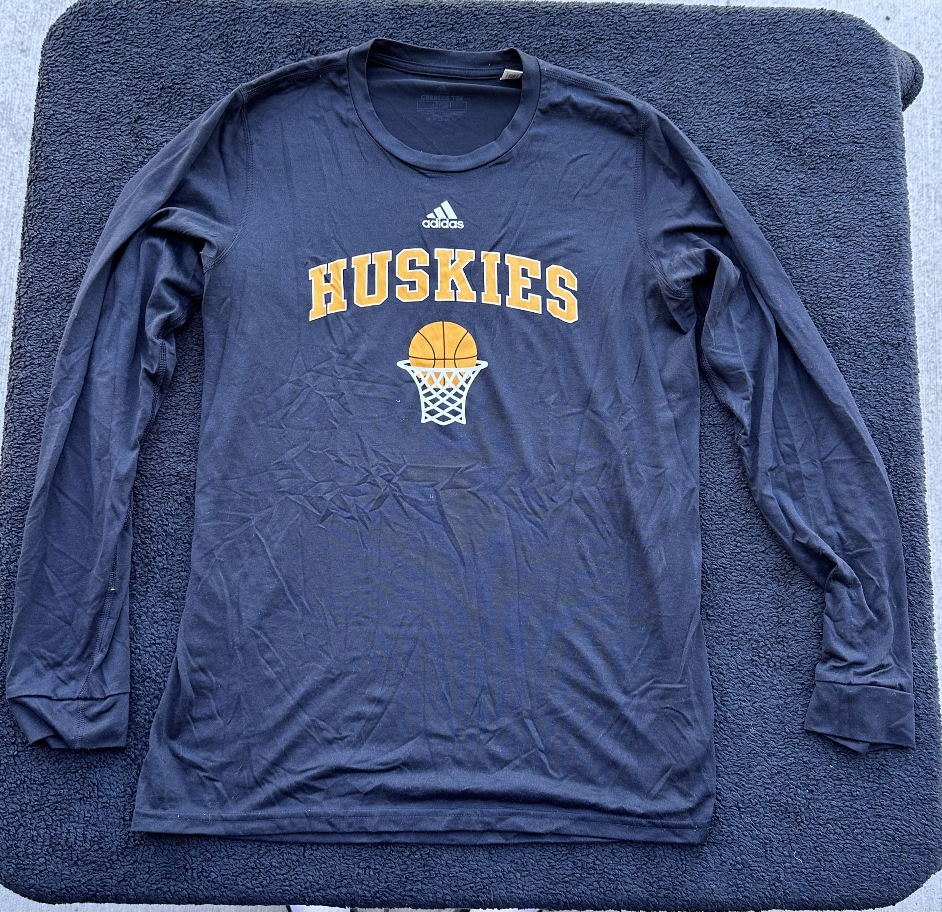 Old School University Of Washington Basketball Long Sleeve