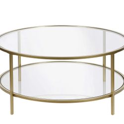 gold coffee table 