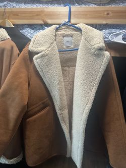 Mango MNG Shearling Coat