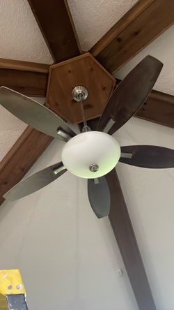 60 inch ceiling fan with stainless steel rod
