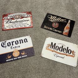 Tin Beer Posters