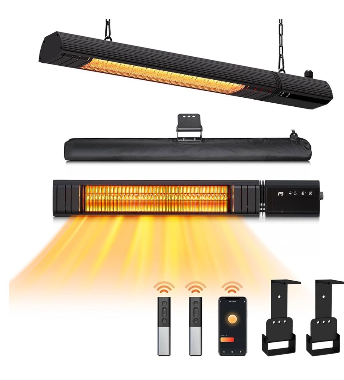 SunDate 1500W Patio Heater