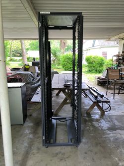 Large APC Data Center Cabinet