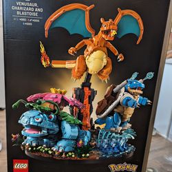 LEGO® Pokémon™ Venusaur, Charizard and Blastoise (72153)-New