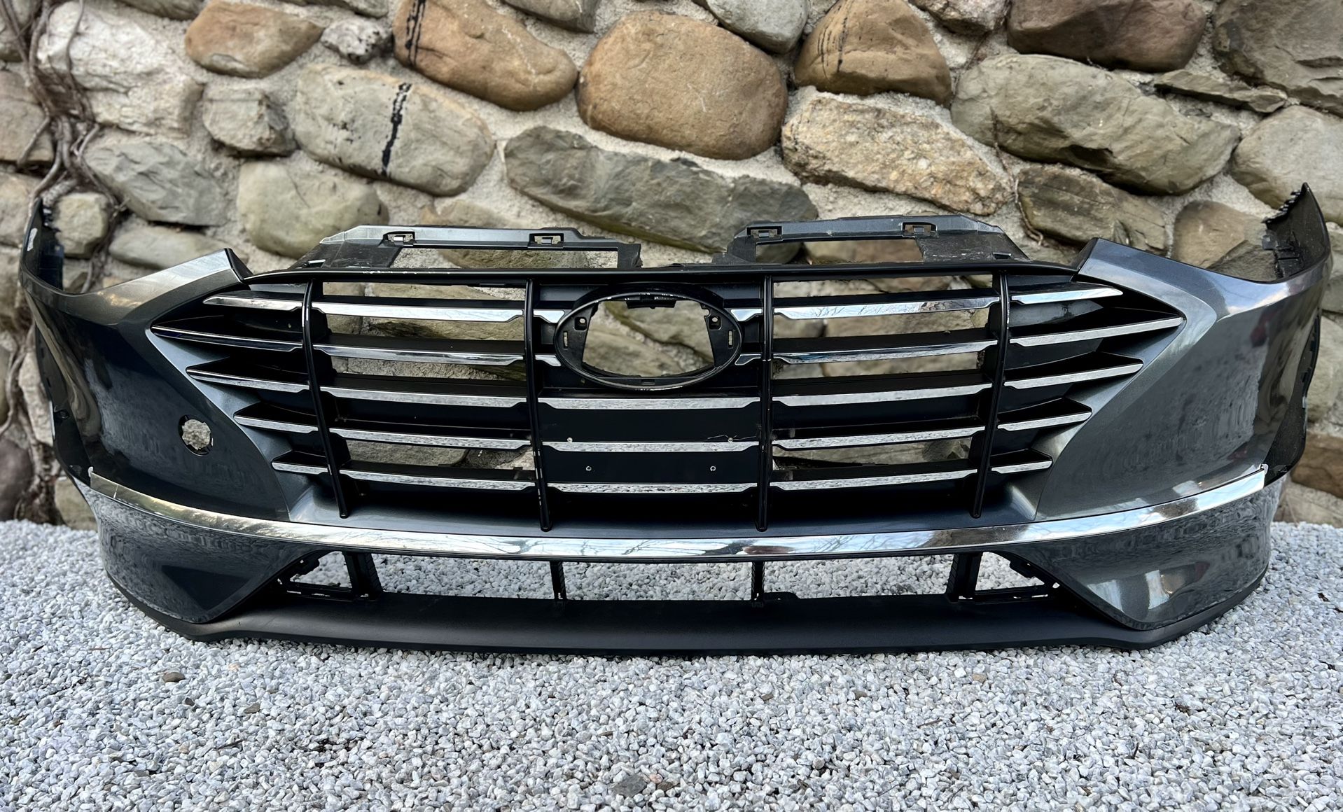 ๐ โ
2020 2021 2022 2023 2024 HYUNDAI SONATA HYBRID FRONT BUMPER GRAY COVER OEM ORIGINAL + LOWER VALANCE + RADIATOR GRILLE + CENTER CHROME MOLDING