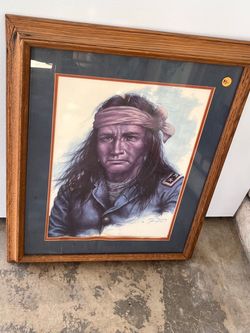 Framed Native American Portrait Prints