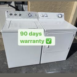 Ge washer and dryer 90 days warranty ✅ 