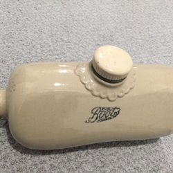 Antique Ye Olde Fulham Pottery BOOTS Foot Warmer