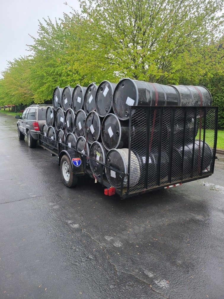 55 Gallon Steel Barrels With Lids