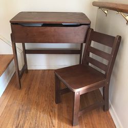 Child School Desk And Chair