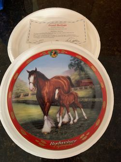 Pride of Budweiser Collector Plate