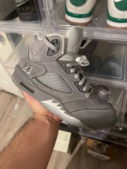Jordan 5 Wolf Grey(9.5US)