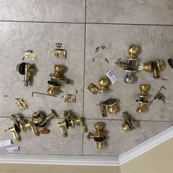 Golden Door Knobs