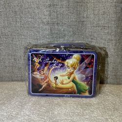 Disney Tinkerbell Fairy Mini Tin Lunchbox Secret Wishes Tin Box Co NEW