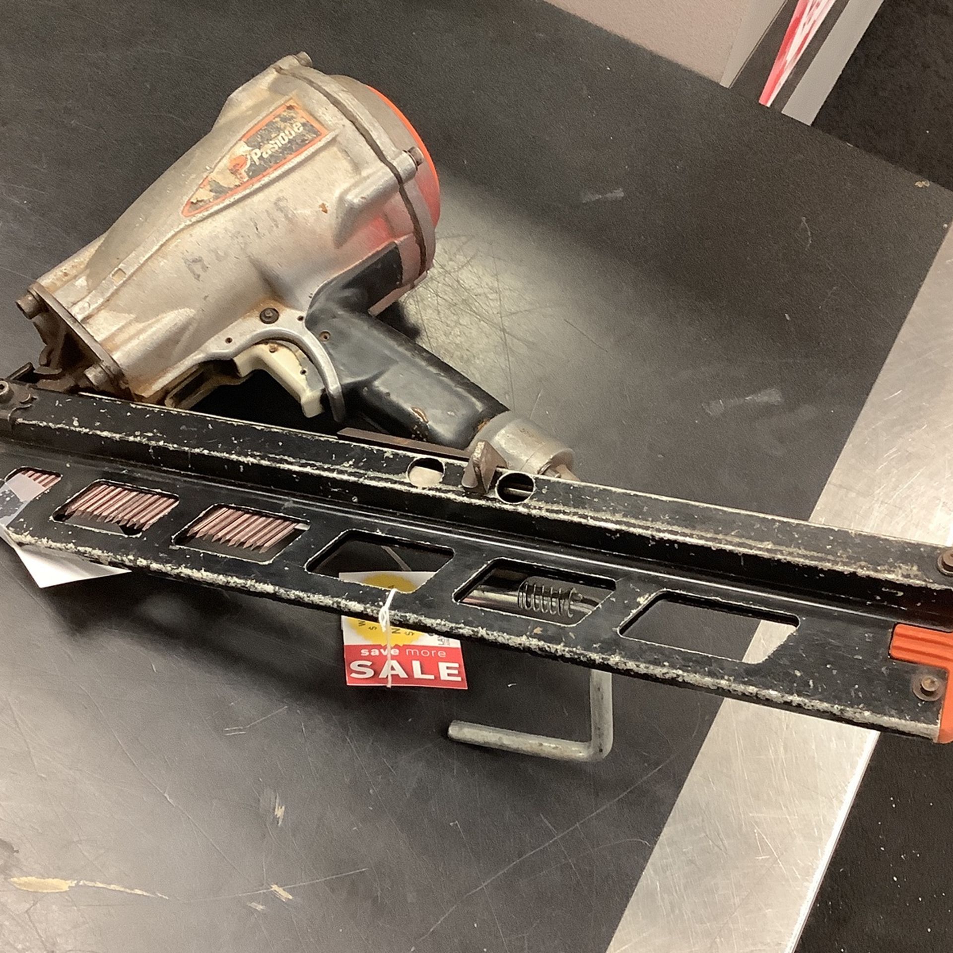 Paslode Nail Gun, Compressed Air