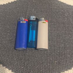 3 lighters