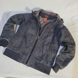 Patagonia All Seasons Hemp Canvas Bomber Hooded Jacket
