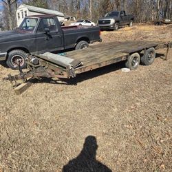 Heavy Duty Dual Axle Equipment Trailer 