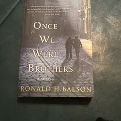 Once We Were Brothers Ronald H.balson