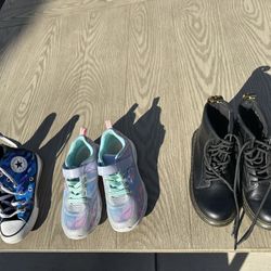 Doc Martins & Converse   All 3 $75. Docs: $50 Converse: $20 Each.  Docs Brand New  